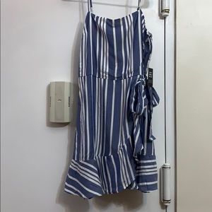 NWT Express Striped Wrap Dress Size M